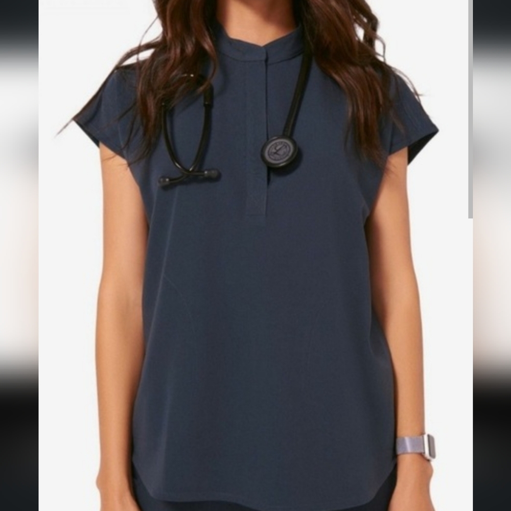 Figs Rafaela Mandarin Collar Scrub